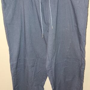 Men's Blue Casual Pants